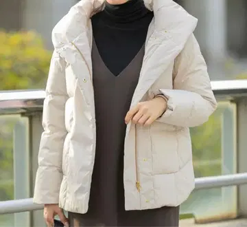 어반 리서치 서니 라벨 숄카라 미디 다운 코트