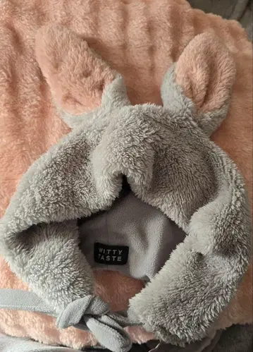 주토피아 주디 팬캡 복슬복슬 모자 머리띠 디즈니