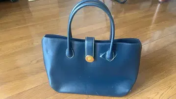 네이비 토트백 부속 파우치 포함