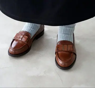 DIEGO BELLINI 리본 가죽 로퍼 36