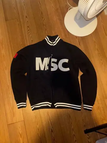 MSC 로고 네이비 집업 트레이닝복