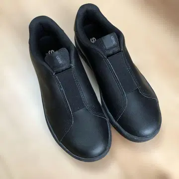 블랙 슬립온 스니커즈