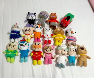 호빵맨 봉제 인형 프리치이 콩 17개