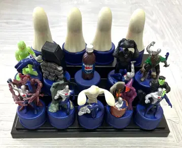 펩시맨 병뚜껑 14개