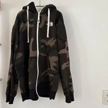 THE NORTH FACE 카모플라쥬 집업 후드티