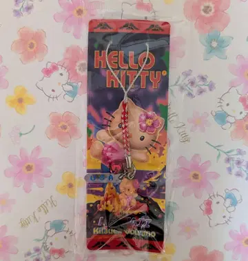 [ 특레어 ] 헬로키티 끈 장식 하와이 킬라우에아 화산