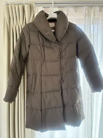 STYLE ME 그레이지 롱 다운 자켓