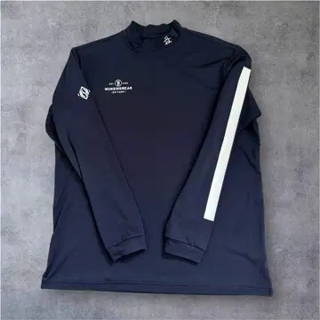 Munsingwear 네이비 긴팔 셔츠 LL