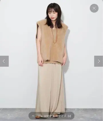 R'IAM 페이크 무스탕 베스트 36