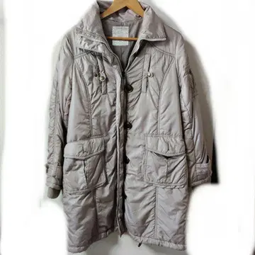 베이지 다운 자켓 L 사이즈