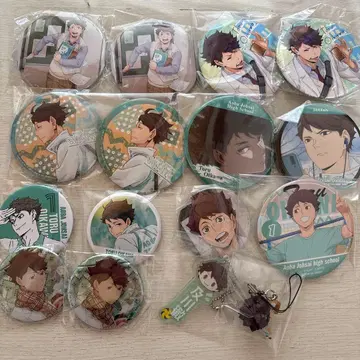 하이큐 오이카와 토오루 캔뱃지 굿즈 묶음 판매
