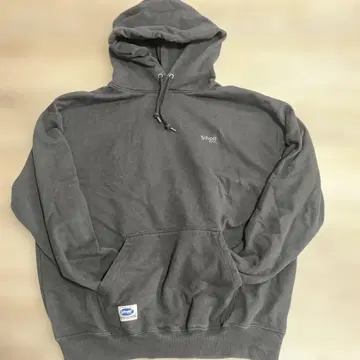 Schott 블랙 후드 부착 후드티