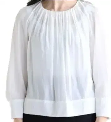 Ballsey 프론트 개더 블라우스 화이트 tommorowland