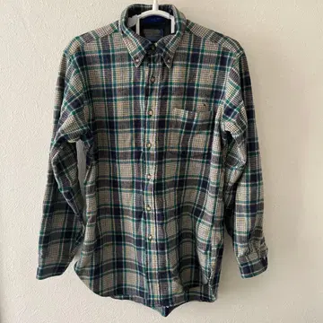 70년대 펜들턴 체크 무늬 플란넬 M 사이즈
