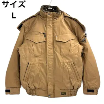 새상품급 남성용 방한 블루종 면 작업옷 택 없음 L 모카