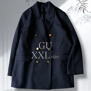 GU 지유 테일러드 자켓 XXL 오버 사이즈 루즈 실루엣