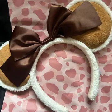 디즈니 머리띠 미니 무스탕