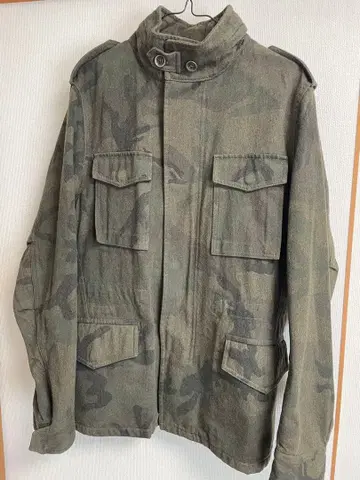 ESTNATION 카모플라쥬 울 자켓