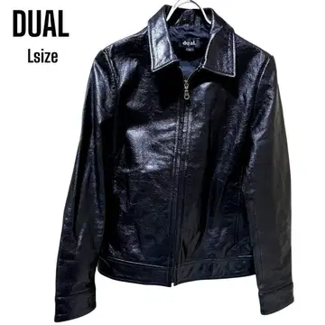 DUAL 듀얼 가죽 자켓 양가죽 램 가죽 블랙 L 사이즈