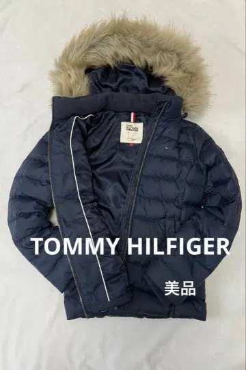 [ 새상품급 ] Tommy Hilfiger 네이비 퍼 포함 다운 자켓 S