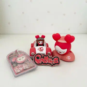 twice 채영 핑 배지 가챠 보로