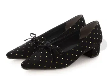 EVOL 리본 3.5cm 펌프스 IZ5816 (블랙 콤비)