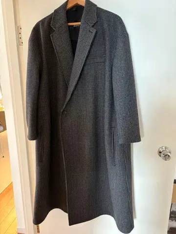 THE RERACS 체스터 코트 그레이 계열 체크