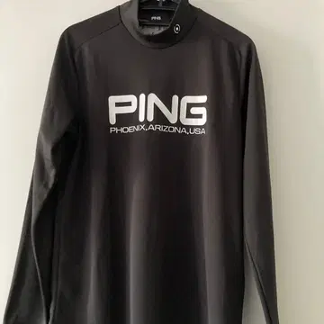 시착만 한 상품 핑 PING 블랙 긴팔 셔츠 M 사이즈 phoenix