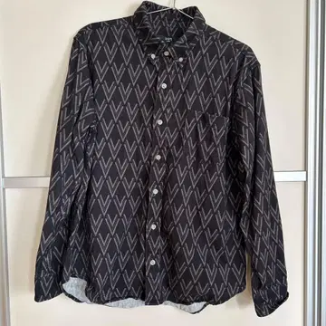 SHIPS Colors (십스 컬러즈) 올 패턴 긴팔 셔츠 L 사이즈