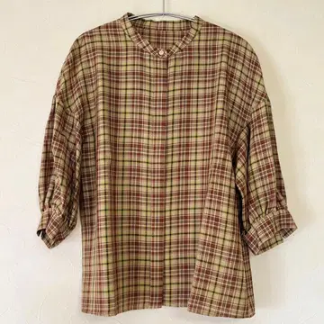 ANAYI 아나이 블라우스 체크