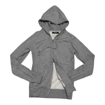 1PIU1UGUALE3 큐빅 풀 집업 후드티 로고