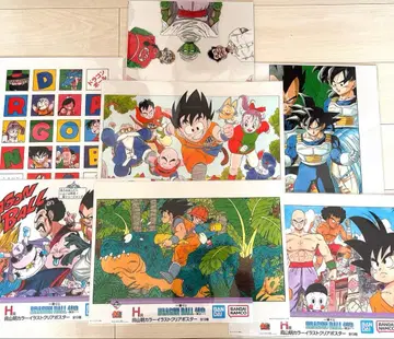 제일복권 드래곤볼 40th H상 클리어 포스터 7장 세트