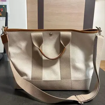 TOPKAPI 토트백 화이트 베이지