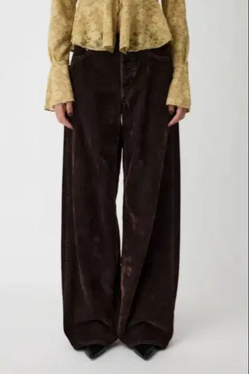 moussy MIDRISE CORDUROY 배기