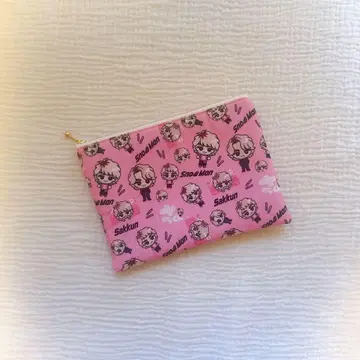 SnowMan 20cm 플랫 파우치 사쿠마 다이스케