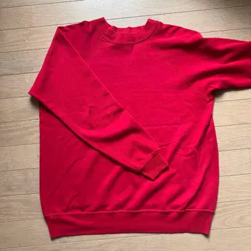 구제 의류 hanes 트레이닝복 빨간색 L 사이즈