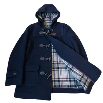 EAST BOY 이스트 보이 네이비 더플 코트 후드 부착 학생