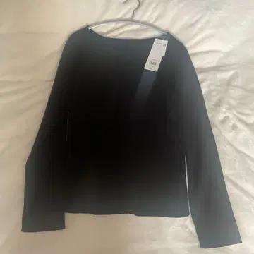 [ nanouniverse ] 스퀘어&보트넥 전후 2way 니트 풀오버