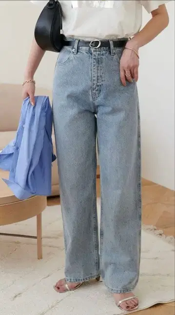 discoat 디스코트 US 코튼 큐빅 데님 팬츠 미사용 새상품 M