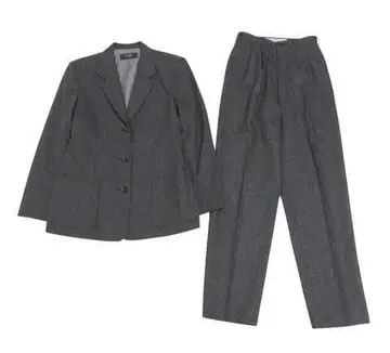 마드모아젤논논 구아벨로 셋업 수트 울 캐시미어 그레이