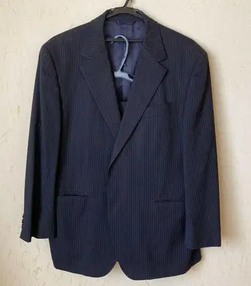 네이비 스트라이프 비즈니스 정장 100E5