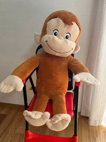 호기심 많은 조지 봉제 인형 빅 사이즈