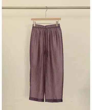 todayful 투데이풀 시어 개더 팬츠 퍼플 38