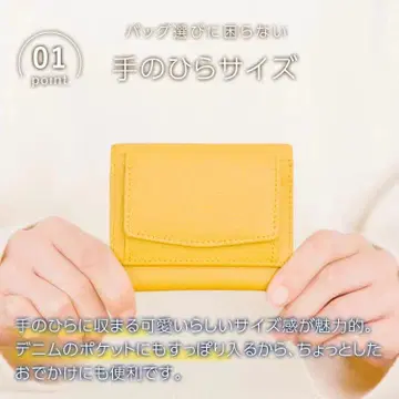 3단 폴더형 지갑 손바닥 사이즈 핑크