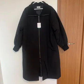 충전솜 롱 코트 L 택 포함 새상품