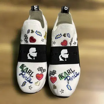 KARL LAGERFELD 화이트 스니커즈
