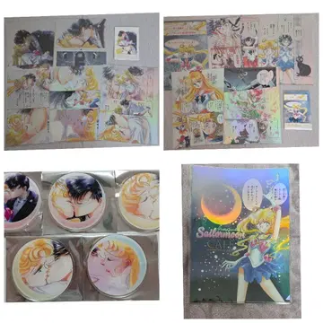 18점 클리어 파일 엽서 세일러문 카페