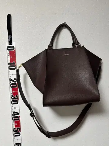 RANDEBOO 브라운 가죽 숄더백