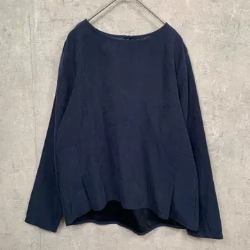 m.m.o 셔츠 블라우스 긴팔 M 네이비 무지 올 시즌