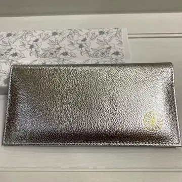 [ 새상품 미사용 ] 황궁 장지갑 천연 가죽 실버